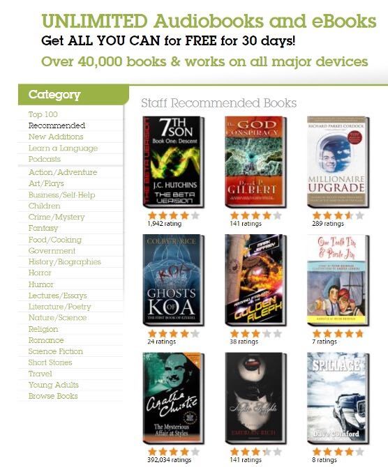 1. The Ultimate Guide to All You Can Books- Endless Audiobooks & eBooks