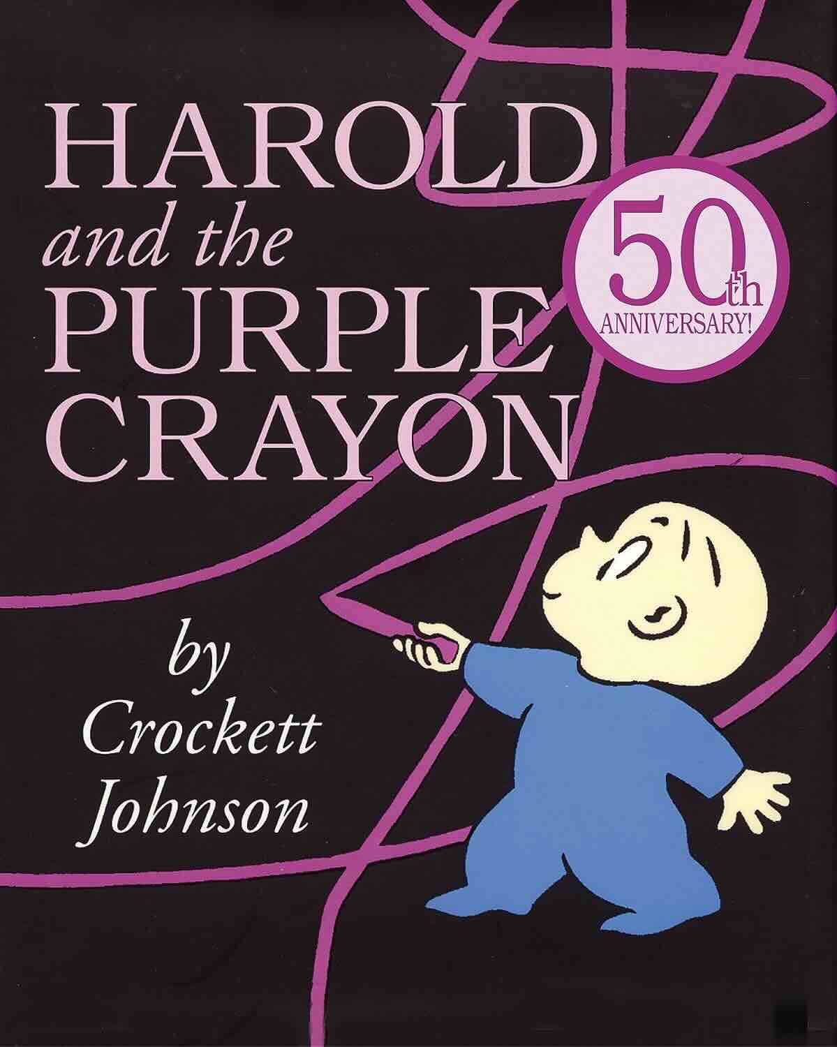 13. Harold and the Purple Crayon by Crockett Johnson (1955)